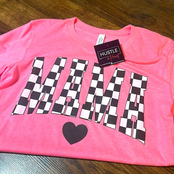 MAMA‎ Checkerboard Tee - Picture 1 of 1